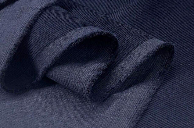 Вельвет 100% хлопок, темно-синий, 140 см 4
