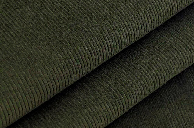 Вельвет 100% хлопок, темно-зеленый, 140 см 2