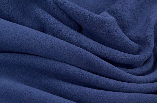 Флис двусторонний, темно-синий (F330) 2