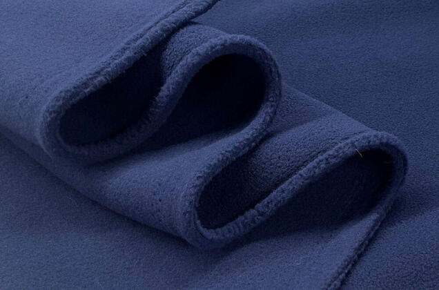 Флис двусторонний, темно-синий (F330) 4