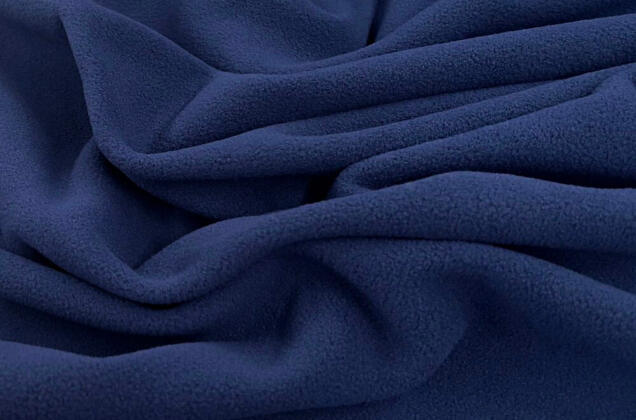 Флис двусторонний, темно-синий (F330) 5