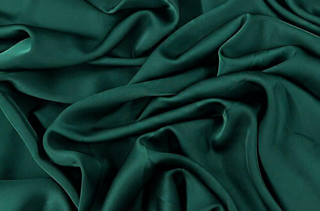 Двойной Армани Шелк, темно-зеленый