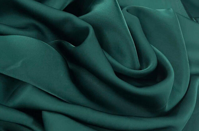 Двойной Армани Шелк, темно-зеленый 1