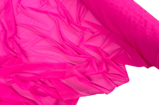 Сетка стрейч TINCA, розовый неон