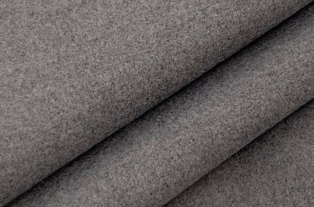 Пальтовая ткань с вискозой, меланж темно-серый 2