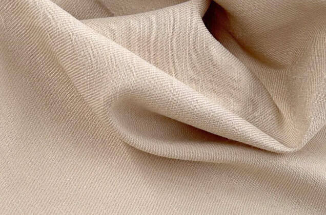 Лен костюмный с хлопком 19С308 (354), светло-бежевый 4