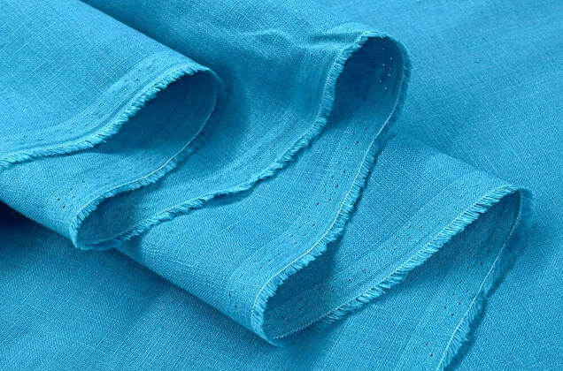 Лен костюмный 08С341 (543), ярко-голубой 3