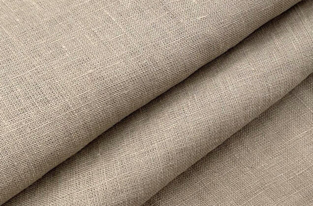 Лен костюмный c эффектом мятости 4С33 (394), натуральный 3