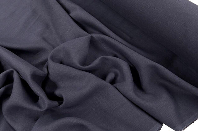 Лен костюмный c эффектом мятости 4С33 (1381), фуме 1