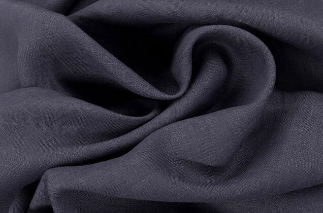 Лен костюмный c эффектом мятости 4С33 (1381), фуме 2