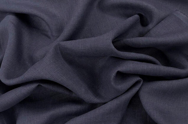 Лен костюмный c эффектом мятости 4С33 (1381), фуме 1