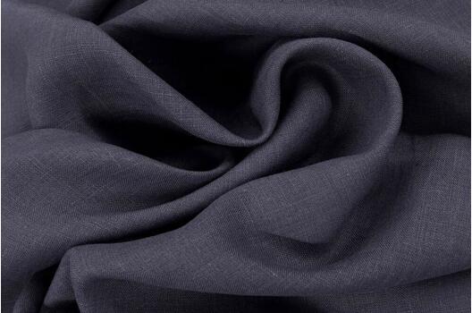 Лен костюмный c эффектом мятости 4С33 (1381), фуме