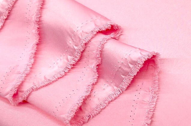 Свадебный сатин (прокатный атлас), розовый, Китай 3