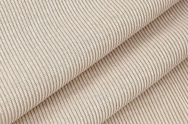 Трикотаж с вискозой ворсовый, пастельно-бежевый (308) 4