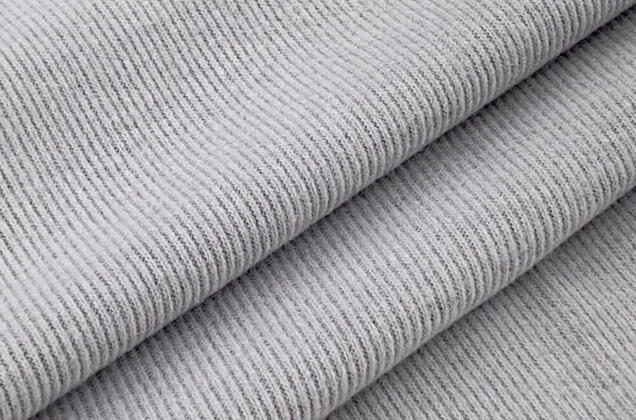 Трикотаж с вискозой ворсовый, дымчато-серый (310) 3