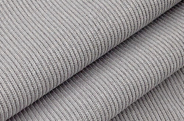 Трикотаж с вискозой ворсовый, дымчато-серый (310) 4