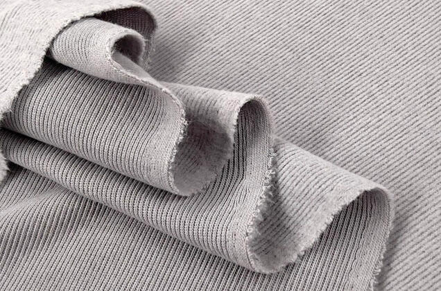 Трикотаж с вискозой ворсовый, дымчато-серый (310) 5