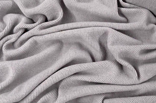 Трикотаж с вискозой ворсовый, дымчато-серый (310) 6