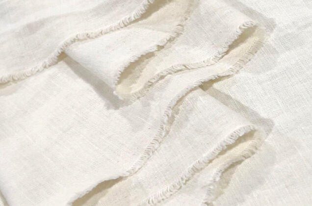 Лен с вискозой костюмный 20С161 (1442) эффект мятости, молоко 3