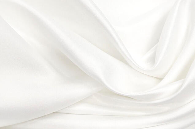 Свадебный сатин матовый AKSOY, молоко, 320 см, Турция 1