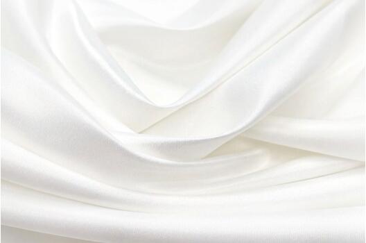 Свадебный сатин матовый AKSOY, молоко, 320 см, Турция