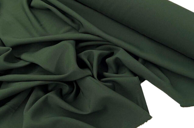 Габардин Фуа [Fuhua] темно-зеленый, арт.327М
