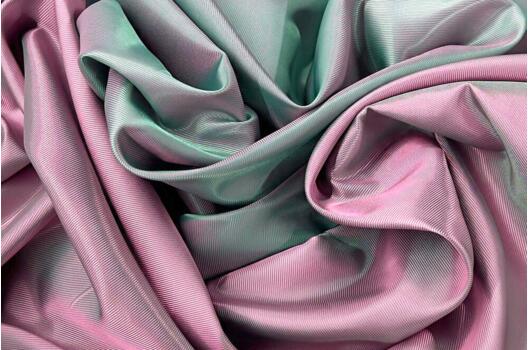 Подкладочная ткань с вискозой (S009/1265), рубчик розовый/полынь