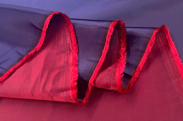 Подкладка атласная с вискозой (S134/purple), темно-фиолетовая с бордовым 3