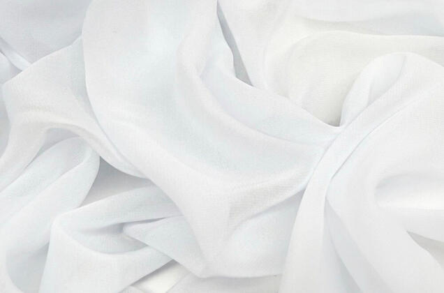 Шифон light, белый