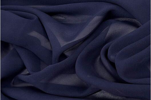Шифон light, темно-синий