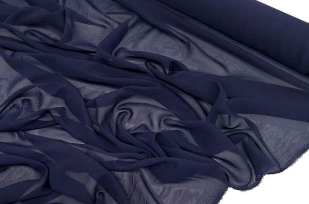 Шифон light, темно-синий 1