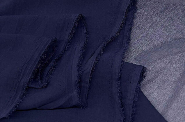 Шифон light, темно-синий 2