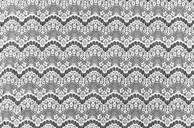 Гипюр Реснички, белый 1