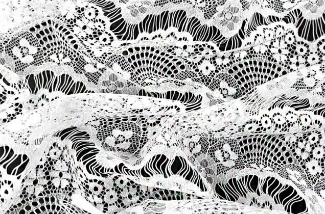 Гипюр Реснички, белый 2