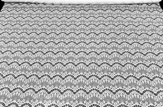 Гипюр Реснички, белый 3