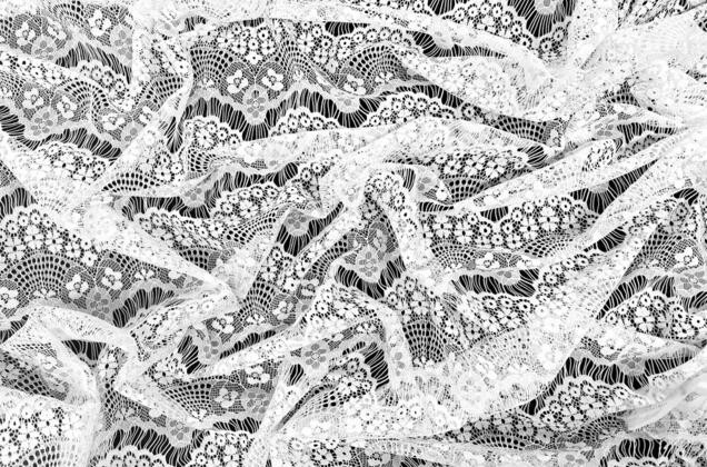 Гипюр Реснички, белый 4