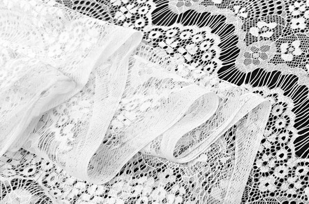 Гипюр Реснички, белый 5