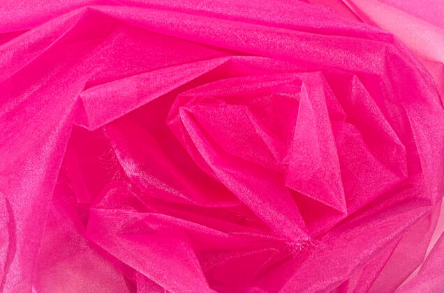 Органза металлик, маджента 1