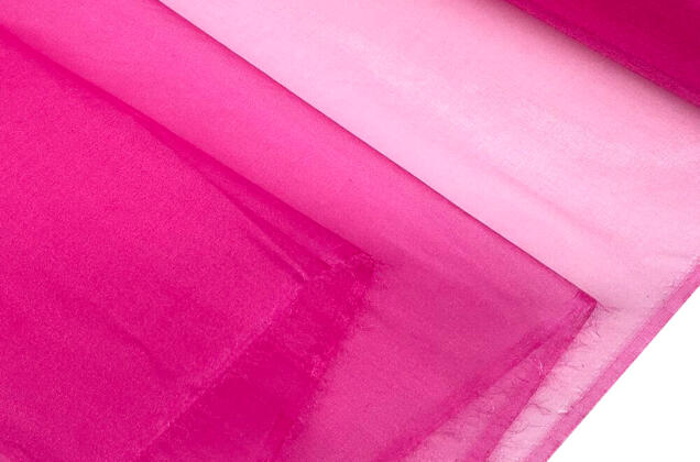 Органза металлик, маджента 2