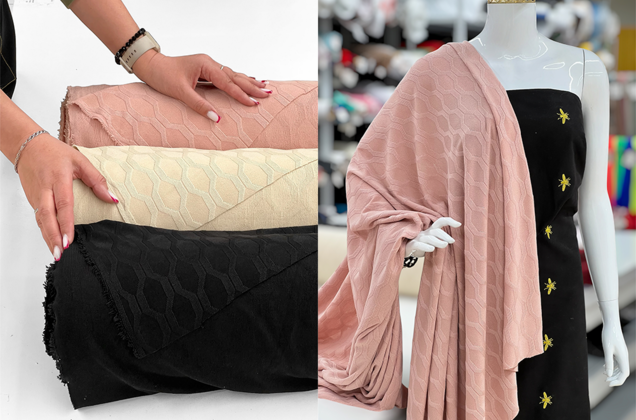 Трикотажное полотно, пудровое 5