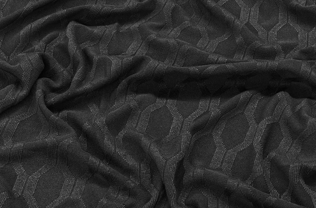 Трикотажное полотно, черное