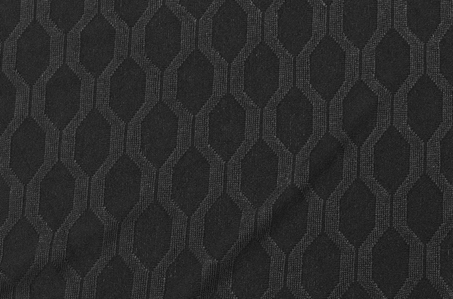 Трикотажное полотно, черное 2