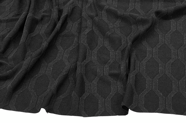 Трикотажное полотно, черное 5