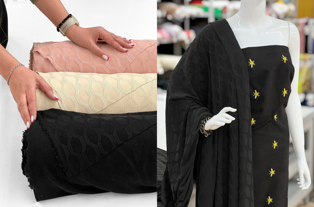 Трикотажное полотно, черное 6