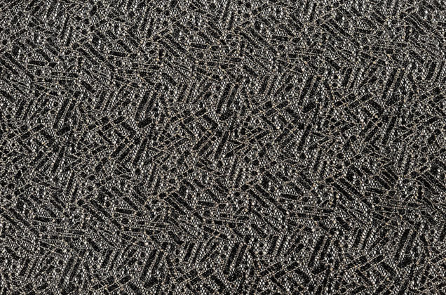 Кружевное полотно черное с золотым глиттером 1