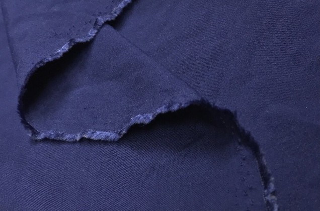Штапель стрейч, темно-синий (330) 1