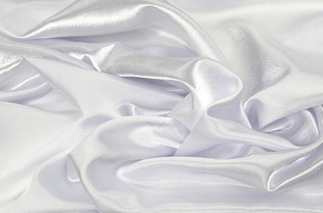 Креп-сатин, белый