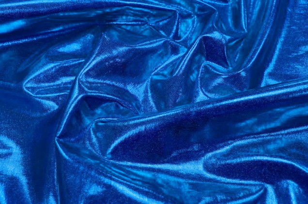 Парча стрейч, синий василек, 170 гр 2