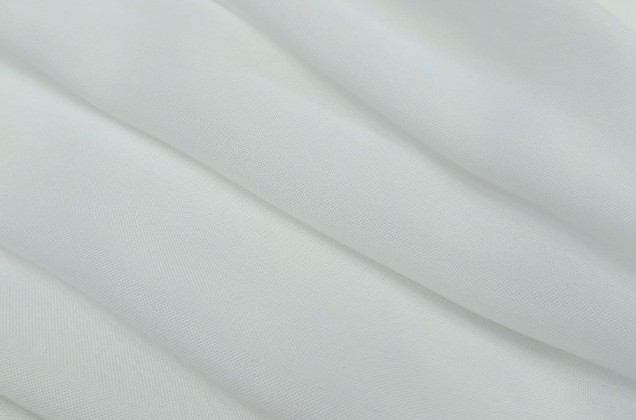 Креп вуаль, белый, с утяжелителем, 305 см, Турция 2