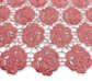 Кружевное полотно цвет: розовый